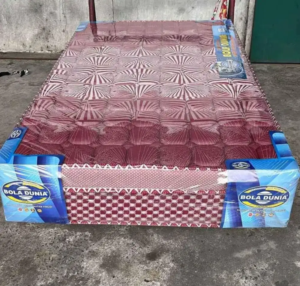 Single 120 x 200 Kasur BUSA Tebal 28 cm Bola dunia Medalion