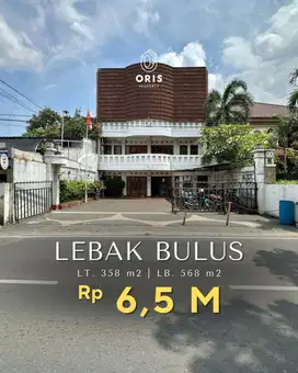 For Sale Mini Building 4 Lantai Area Komersil, Hadap Barat