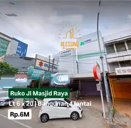 Ruko jalan masjid raya dekat suzuki