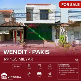 Ruko Jual Akses Mudah Pinggir Jalan Raya Wendit Dekat Wisata Wendit