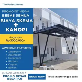 Promo Rumah Bugis Pakis Malang Fasco Regency 2 lantai dekat Exit Toll