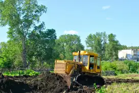 Land clearing cut & Fill Pengurugan Buang Puing