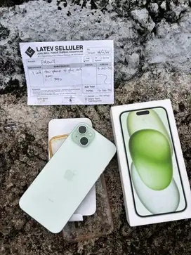 iPhone 15 Plus 256Gb Green Garansi Indonesia Januari 2026 BH 100% CC81