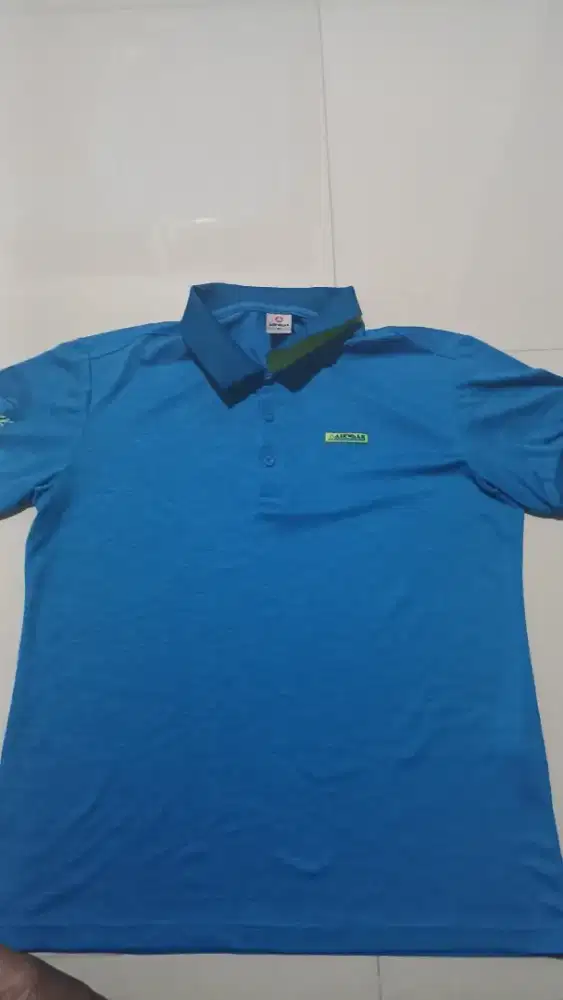 kaos kerah Airwalk Blue XL Mantul