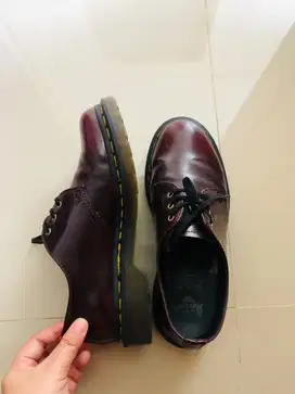Sepatu Docmart Maroon Original