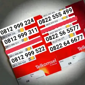 Nomer cantik Telkomsel 10 Digit