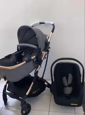STROLLER CARSEAT BABYDOES PRONTO RTS 2223