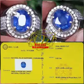 NATURAL BLUE SAPPHIRE SRILANKA 3.38CARAT