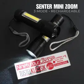 Lampu Senter Mini Zoom Emergency Lamp