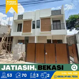 Rumah dijual Baru Murah, Jatiasih Bekasi dekat ke Tol Jatibening, SHM