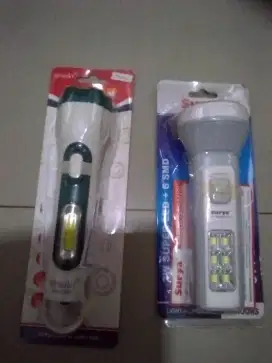 Senter LED  merk SURYA dan @aoki