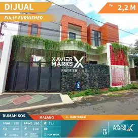 Dijual Cepat Rumah Kost 18 KT Siap Pakai Di Bantaran - Kota Malang