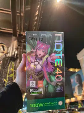 INFINIX NOTE 40 PRO+ 5G GARANSI FRESH RESMI INFINIX