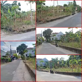 Tanah luas cocok untuk kavlingan purwomartani jalan aspal
