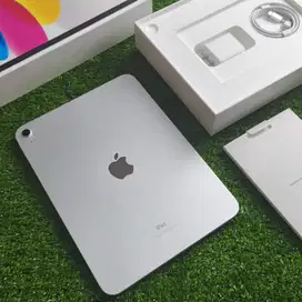 iPad 10 64Gb Silver wiFi only garansi inter 20 Maret 2026 fullset