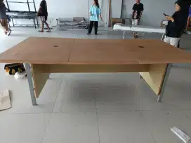 Meja meeting kaki besi seken