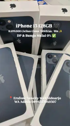 iPhone 13 Promo Cicilan 800rban Garansi Ibox