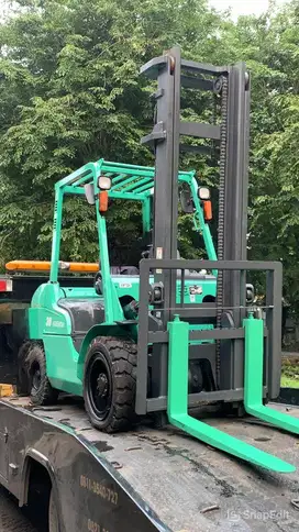 DIJUAL FORKLIFT BEKAS MITSUBISHI GRENDIA 3 TON MAST TWO STAGE 4 METER