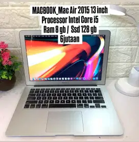 Jual cepat MACBOOK_Mac Air 2015 13 inch