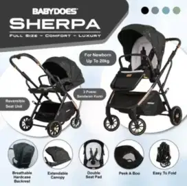 Preloved Stroller Babydoes  Sherpa second
