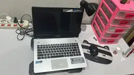 Laptop n46v asus warna hitam