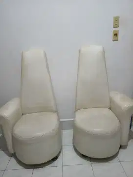 Sofa tamu bahan kulit