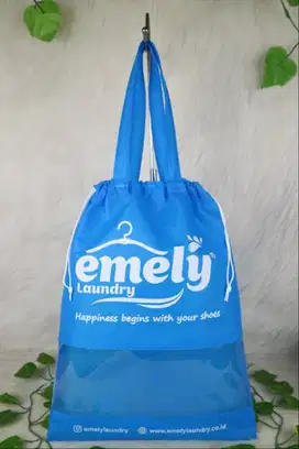 Custom Tas Laundry Kapasitas Besar, Muat ±20kg Pakaian, Eco Friendly