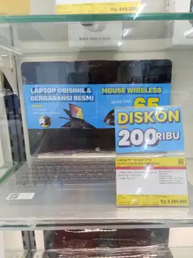 Laptop Hp silver