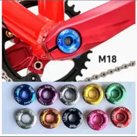 Crank Arm Fixing Bolt Baut Kiri HT2 M18 Aluminum