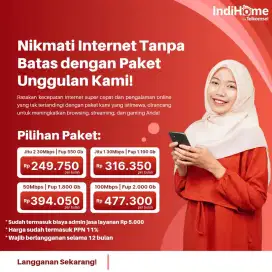 PROMO PEMASANGAN INDIHOME SE INDONESIA
