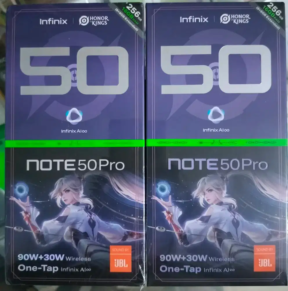 New INFINIX NOTE50 PRO 8/256 GARANSI RESMI 1 TAHUN