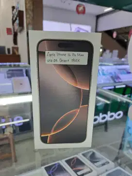 Apple IPhone 16 Pro Max 256GB Black Titanium New Garansi IBOX