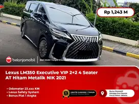 [ LOW KM ] Lexus LM350 Executive VIP 2+2 4 Seater AT Hitam 2021/2022