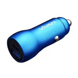 Vivan Car Charger VCC04 QC 3.0 + PD With Type-C Cable