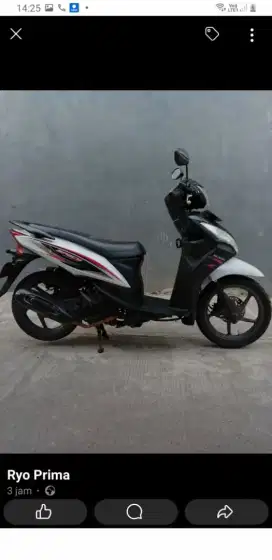 Dijual Santai Motor Spacy Surat Lengkap