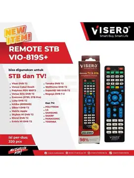 Remote TV Multi/ Universal & STB Visero