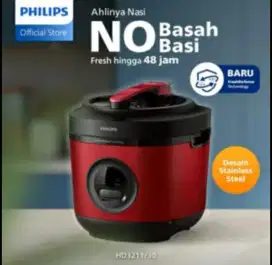 Magic com philips 1.8 Liter HD 3211 Pro ceramic inovasi bakuhanseki