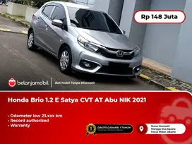 [ LOW KM ] Honda Brio 1.2 E Satya CVT AT Abu 2021/2022
