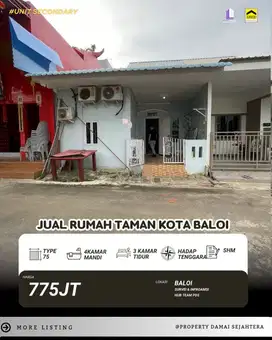 Taman Kota Baloi ! Dijual cepat