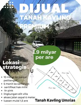 Tanah Kavling Umalas Kerobokan