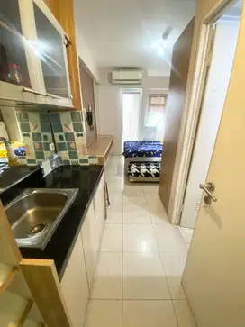 Rent Apartemen Green Bay Pluit Studio Full Furnished View Mall + 1 AC