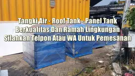 Tangki Panel, Rooftank Kotak, Toren Air FRP, Tangki Air Kotak, Roof Ta