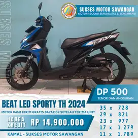 DP 500K murah meriah syarat KTP & KK Beat sporty th 2024 yuk gas