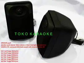 SPEAKER PASIF speaker pasif ukuran 18cm x12cm x 12cm masing2 ada kabel