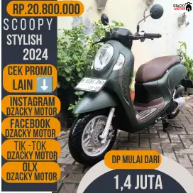 ALL NEW SCOOPY STYLISH 2024 SECOND LIKE NEW  KM SERIBU