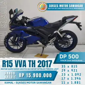 Modal KTP & KK kalian sudah bisa order R15 Vva TH 2017 Dp 500K