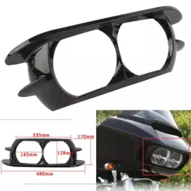 Cover lampu harley davidson road glide hitam
