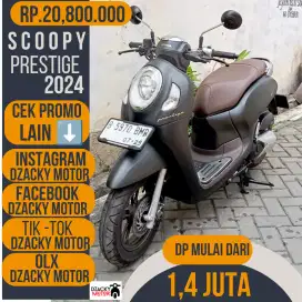 ALL NEW SCOOPY PRESTIGE  2024 SECOND LIKE NEW
