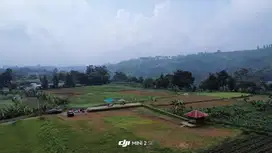 Tanah dekat jalan raya puncak view perbukitan