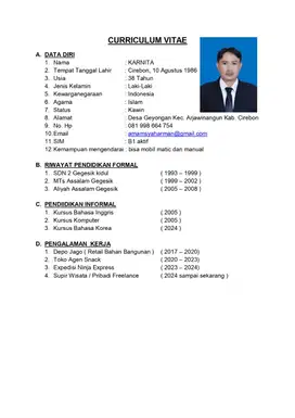 Butuh  kerja sebagai driver apa aja